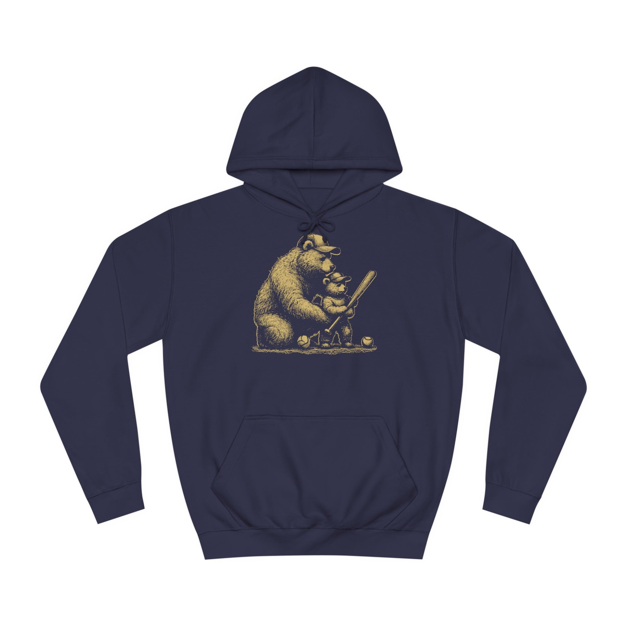 BEAR DAD AND SON Unisex College Hoodie