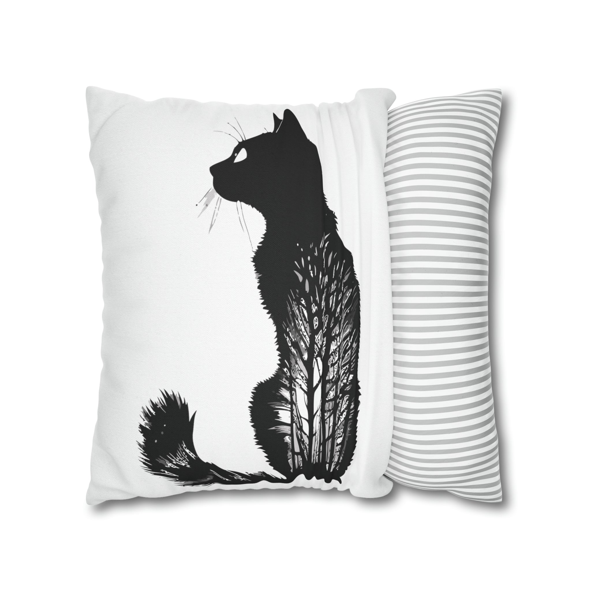 CAT FOREST Square Pillow Case