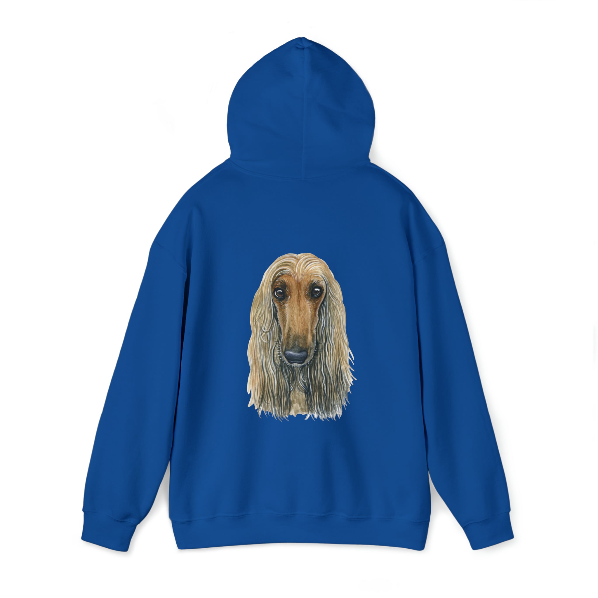 afghan hound  dog Unisex  Hooded Sweatshirt