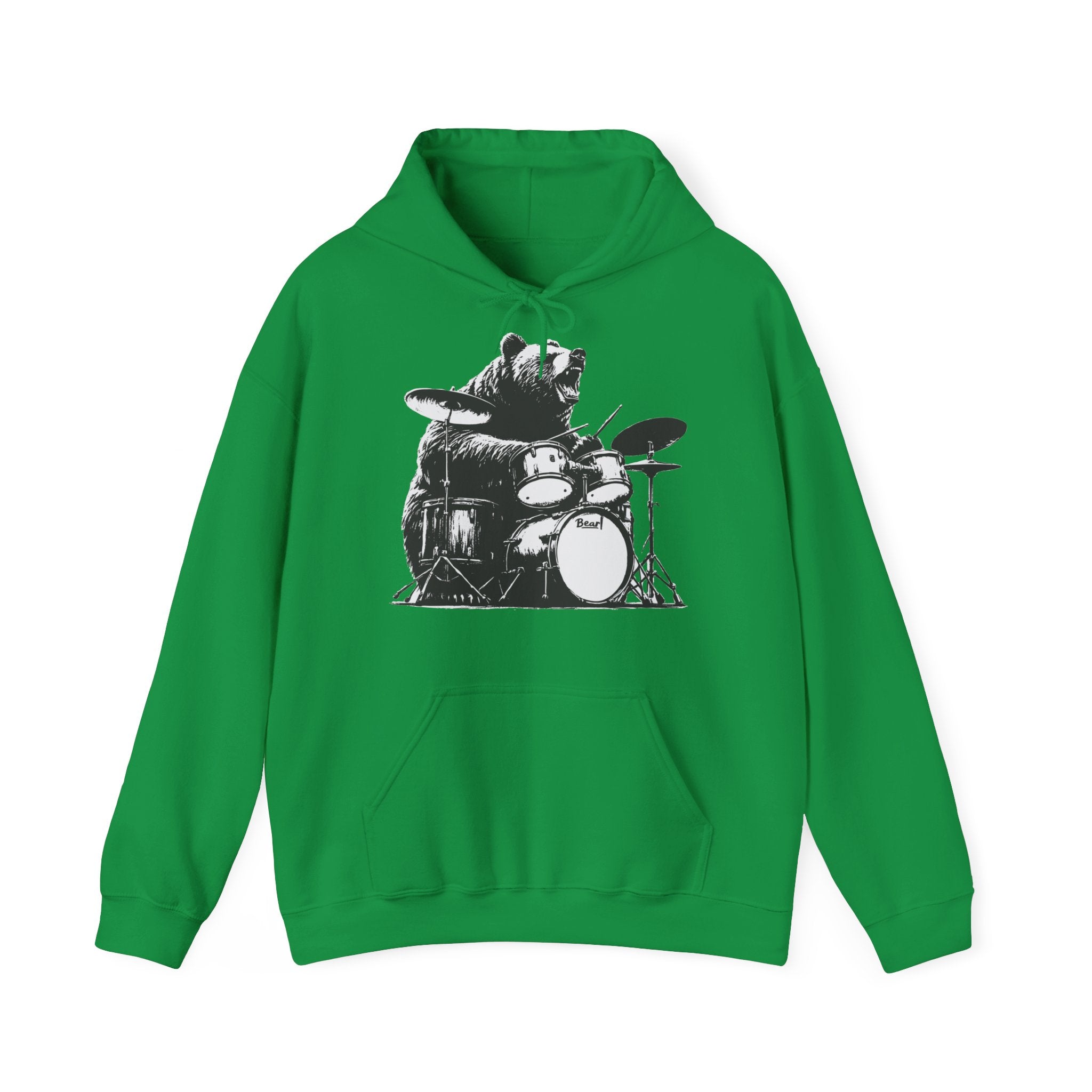 BEAR DRUMMER Unisex Heavy Blend™ Hooded Sweatshirt