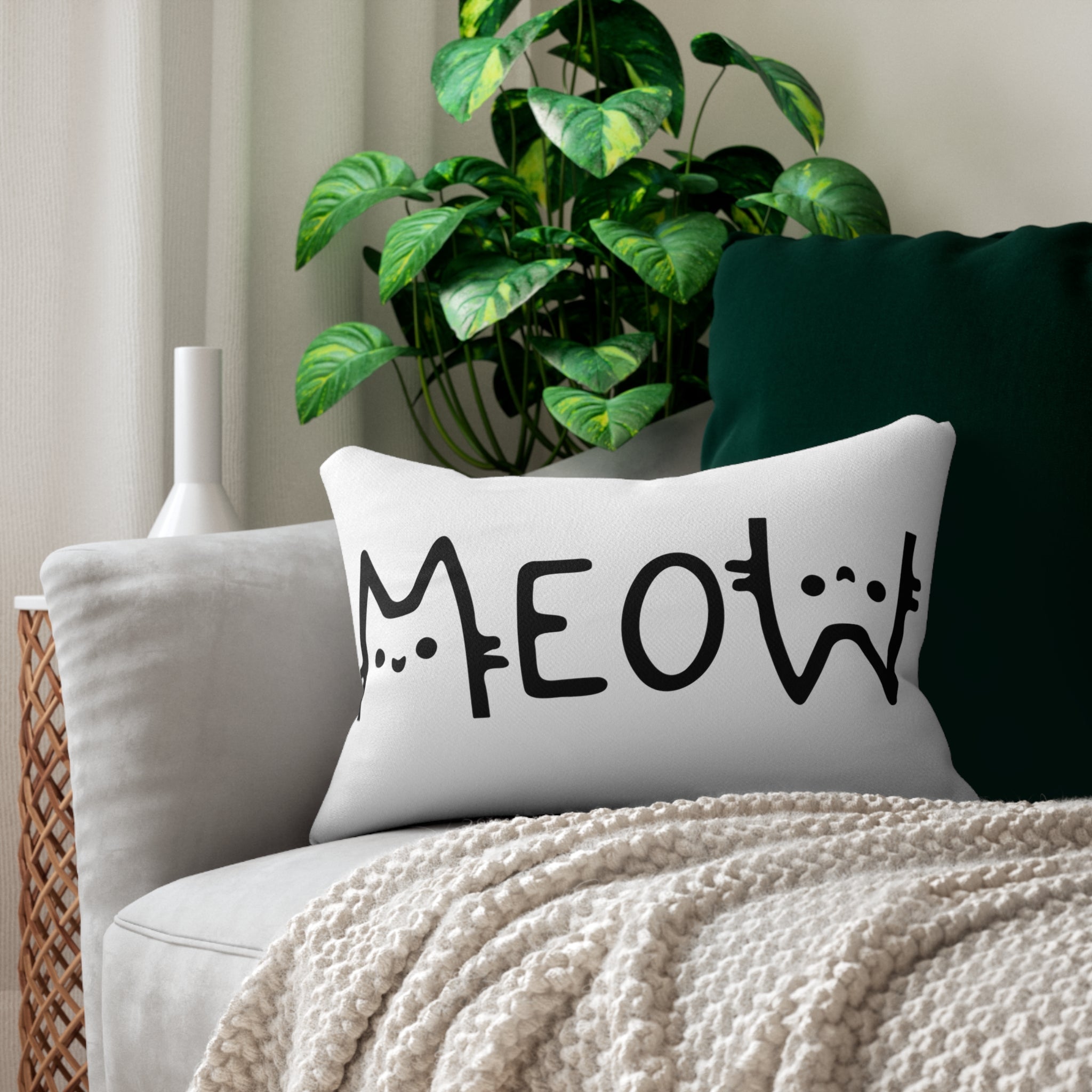 CAT MEOW Lumbar Pillow