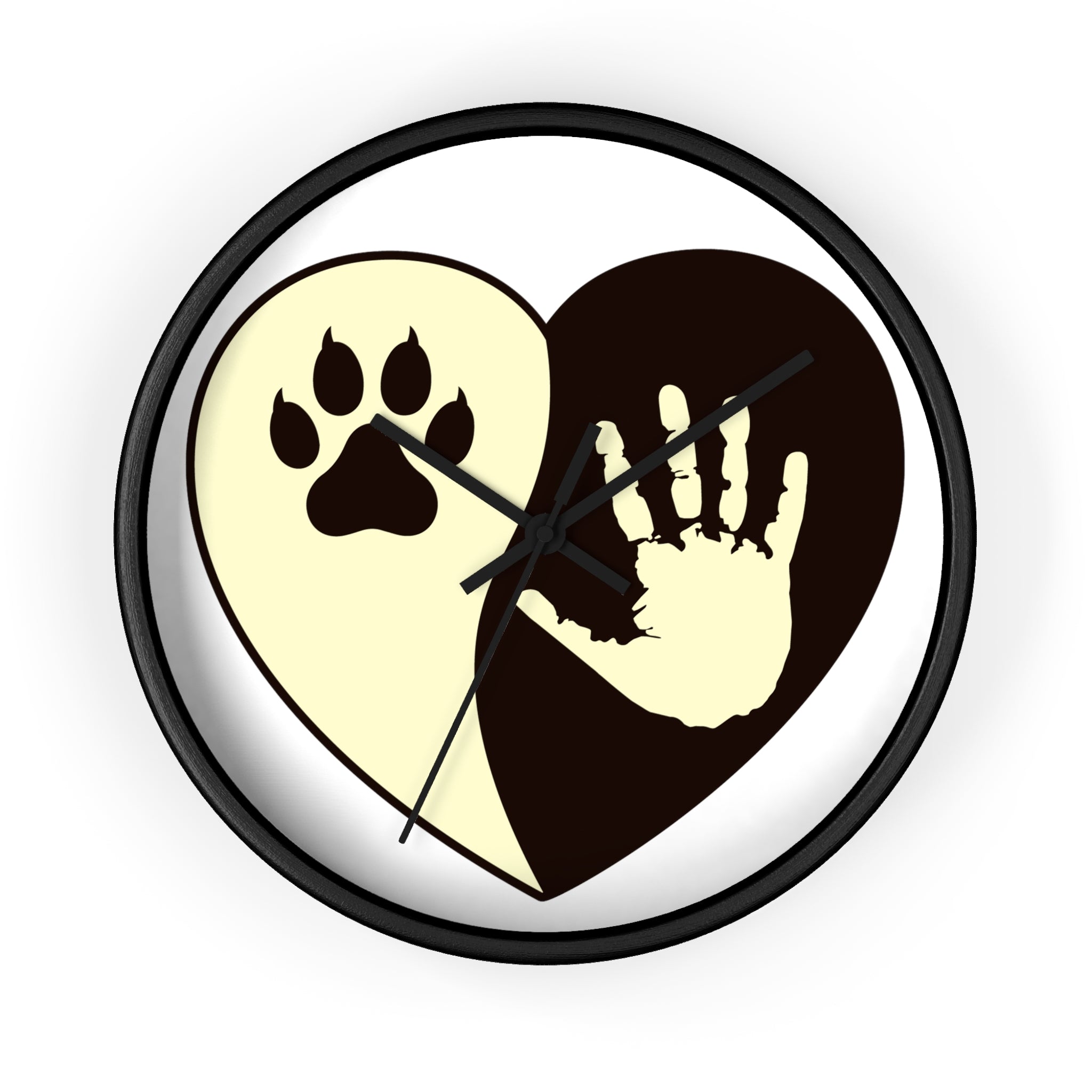 LOVE PAW Wall Clock