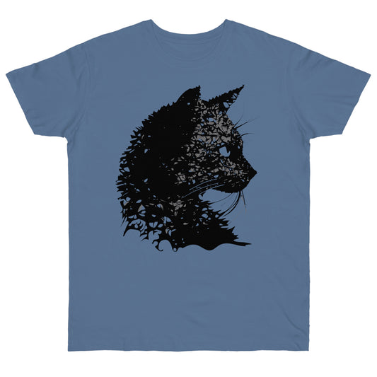 cat black Single Jersey T-shirt