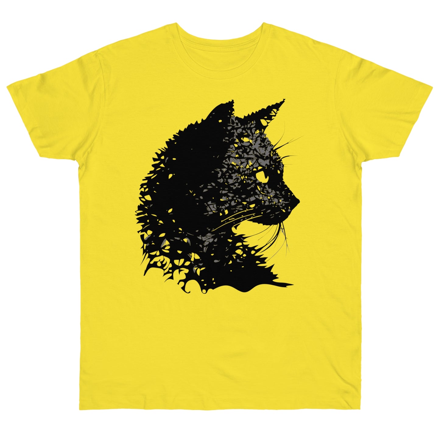 cat black Single Jersey T-shirt