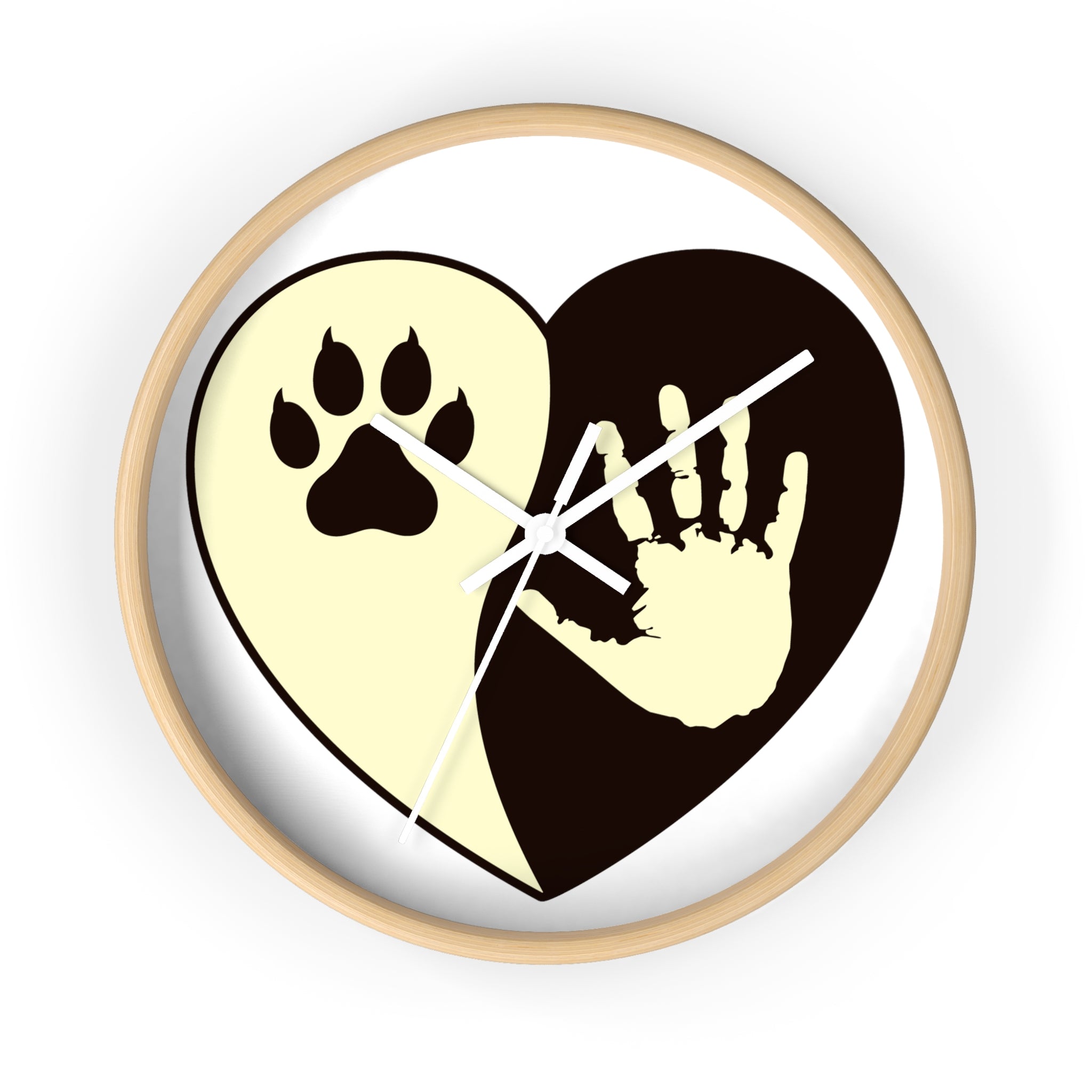 LOVE PAW Wall Clock