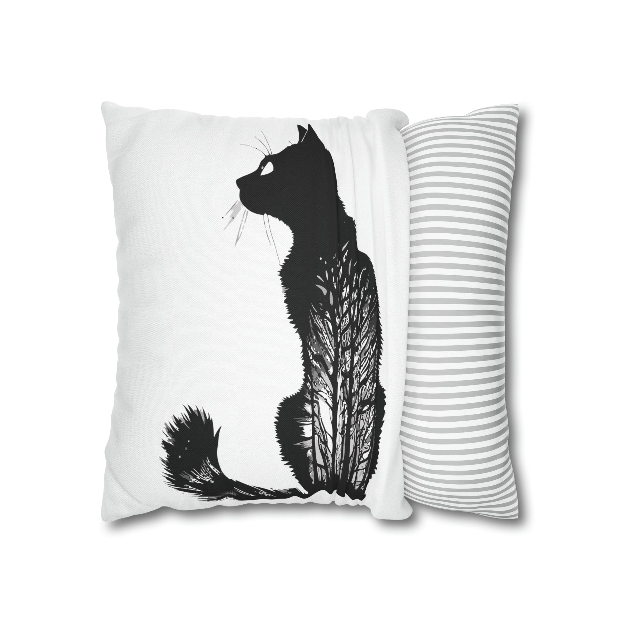 CAT FOREST Square Pillow Case