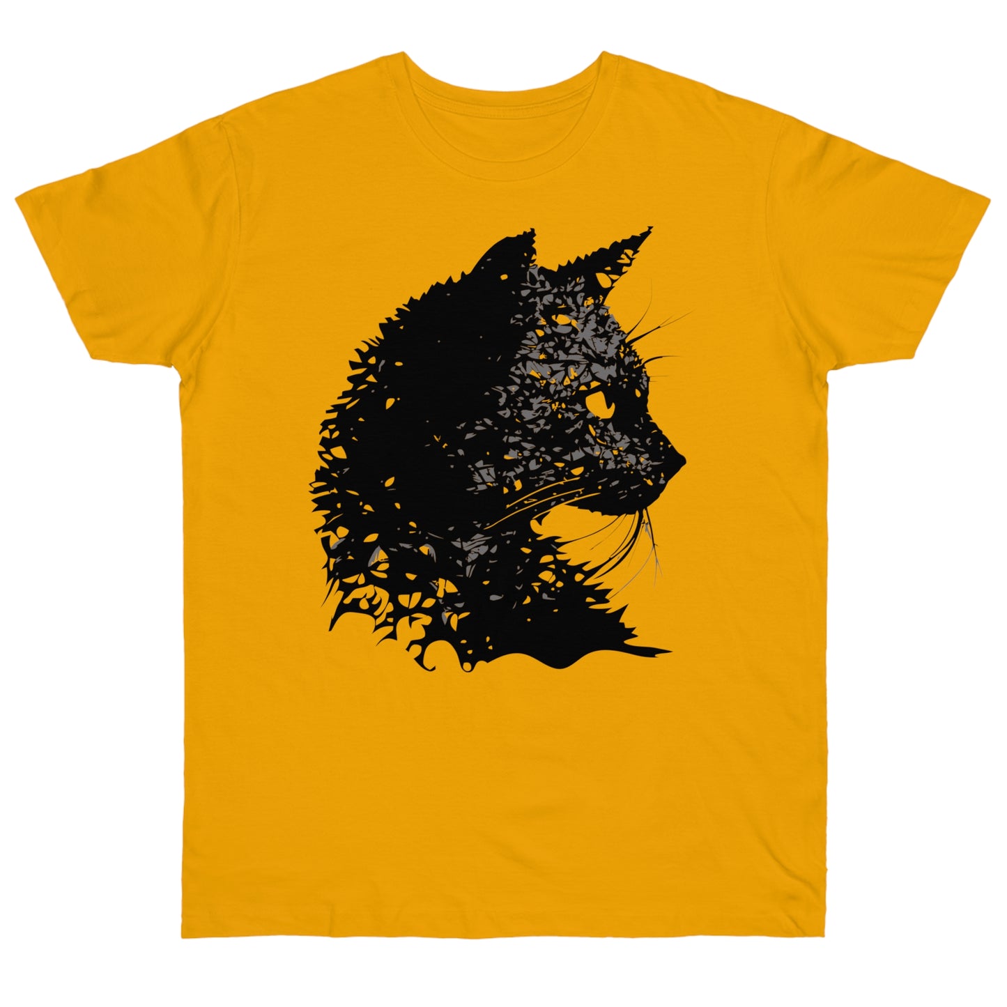 cat black Single Jersey T-shirt