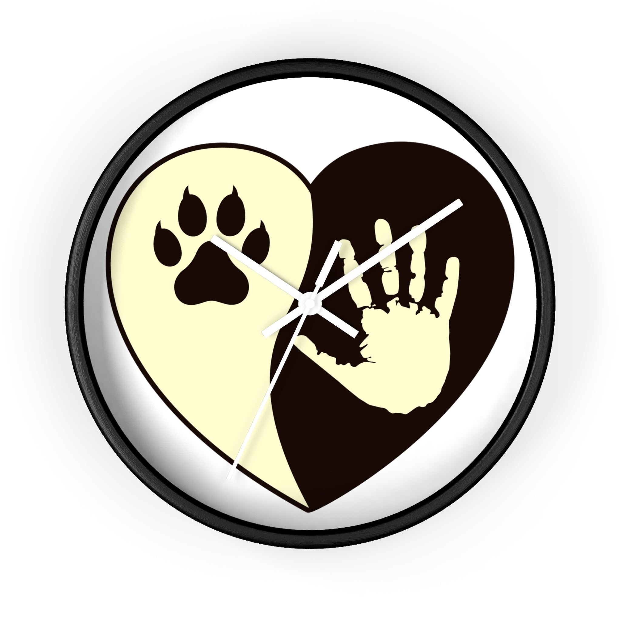 LOVE PAW Wall Clock