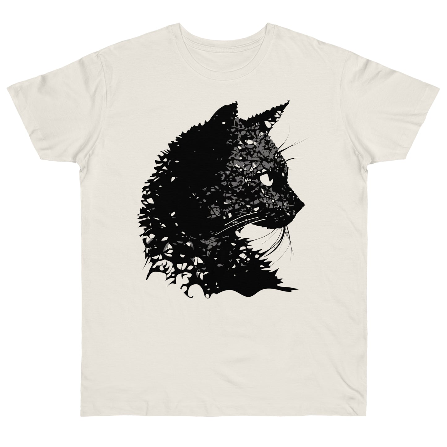 cat black Single Jersey T-shirt