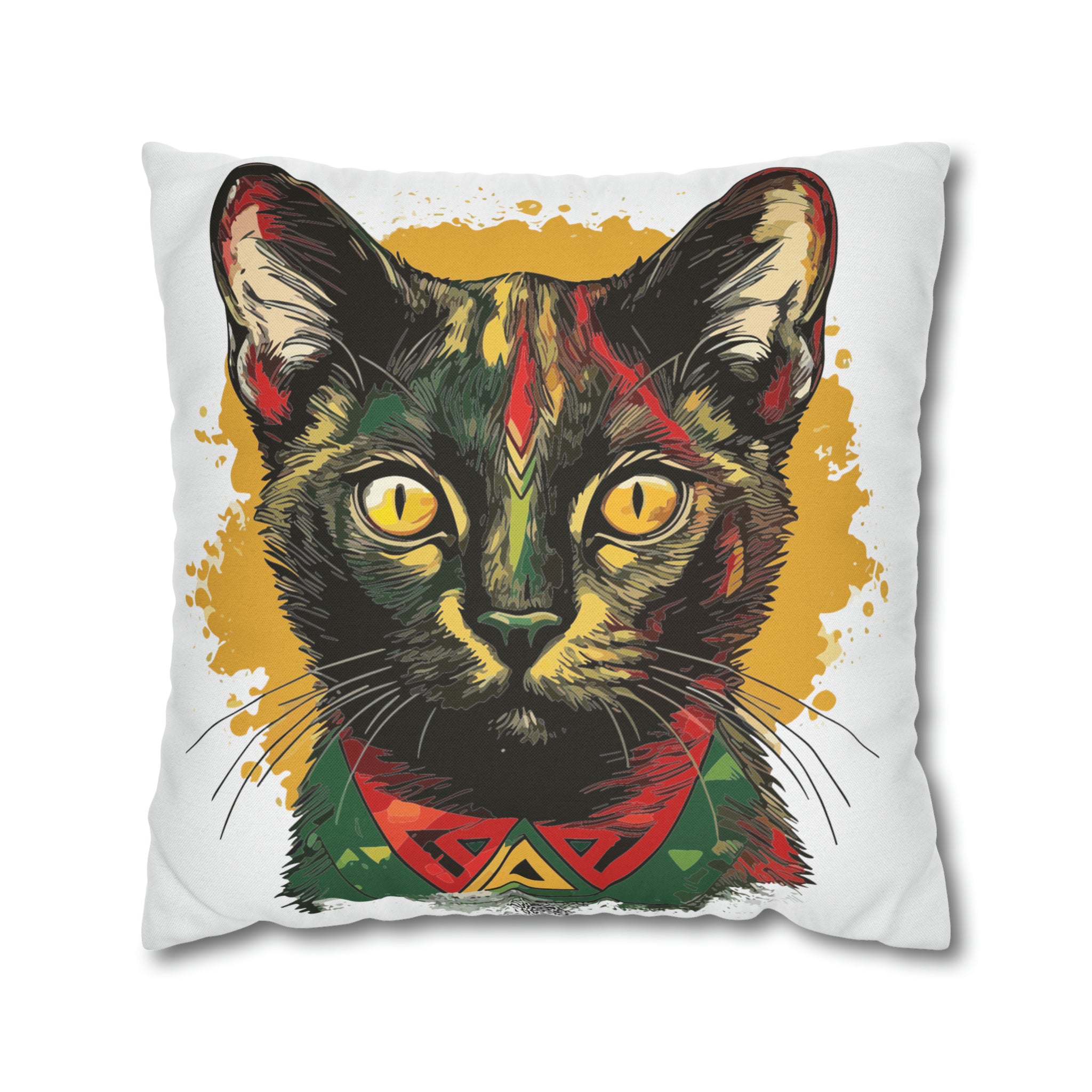 CAT Square Pillow Case