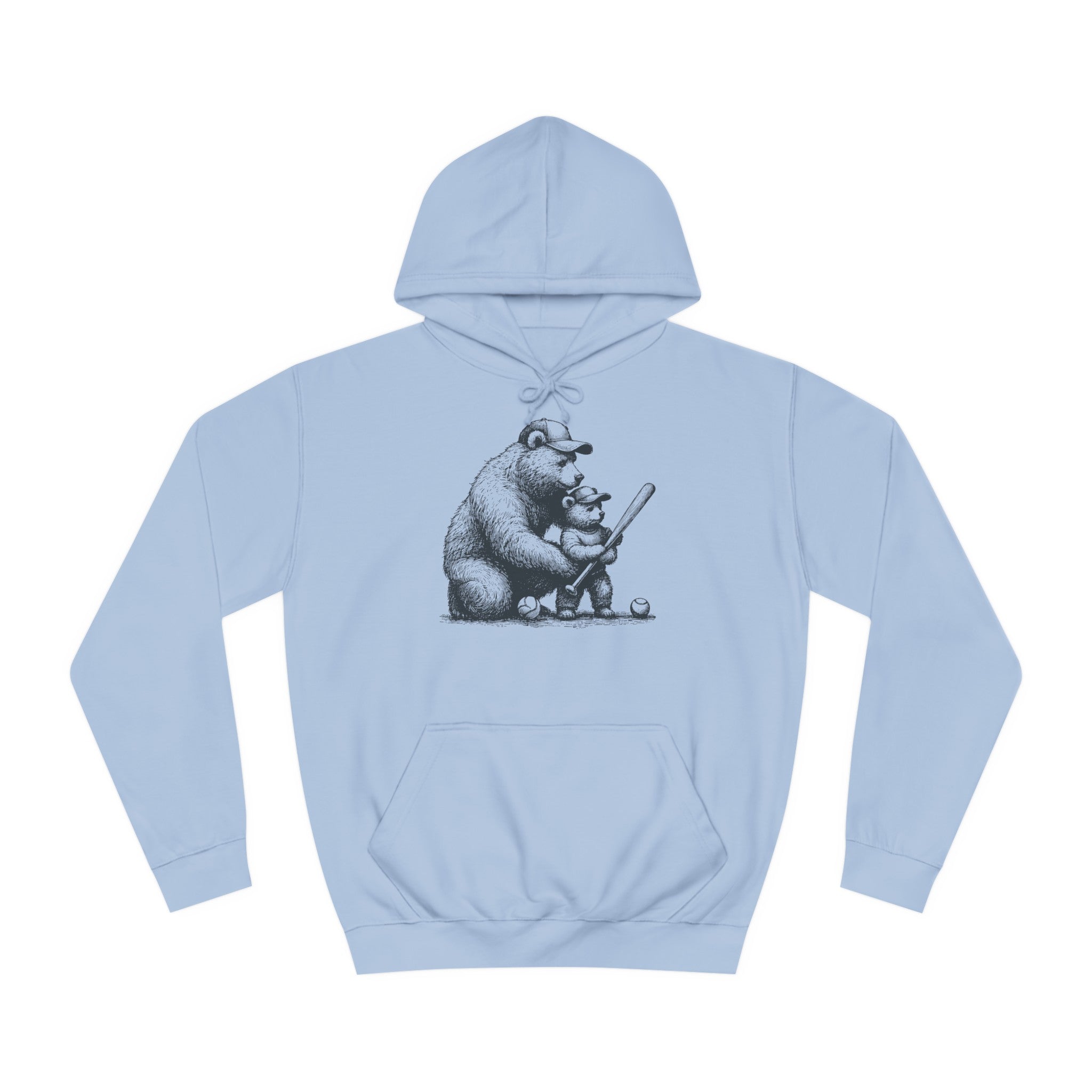 BEAR DAD AND SON Unisex College Hoodie