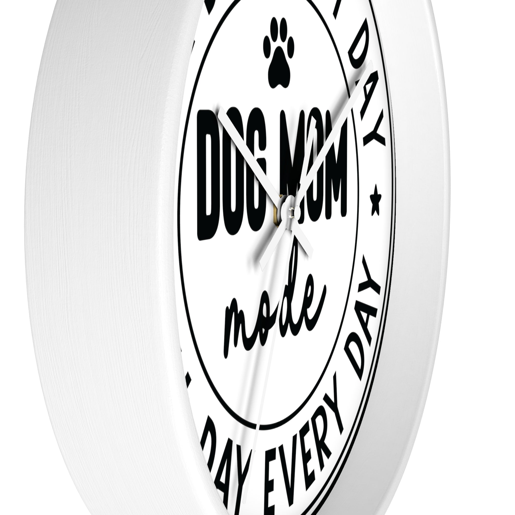 DOG MOM Wall Clock