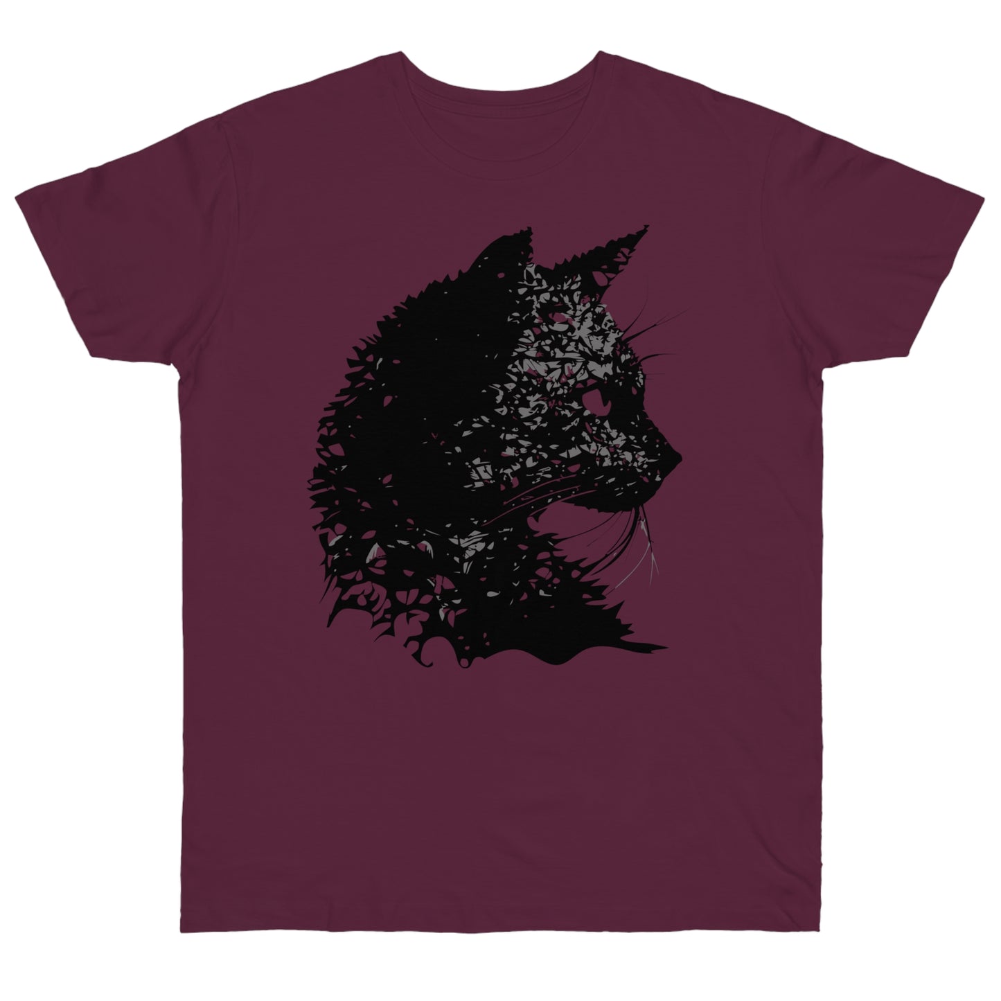 cat black Single Jersey T-shirt