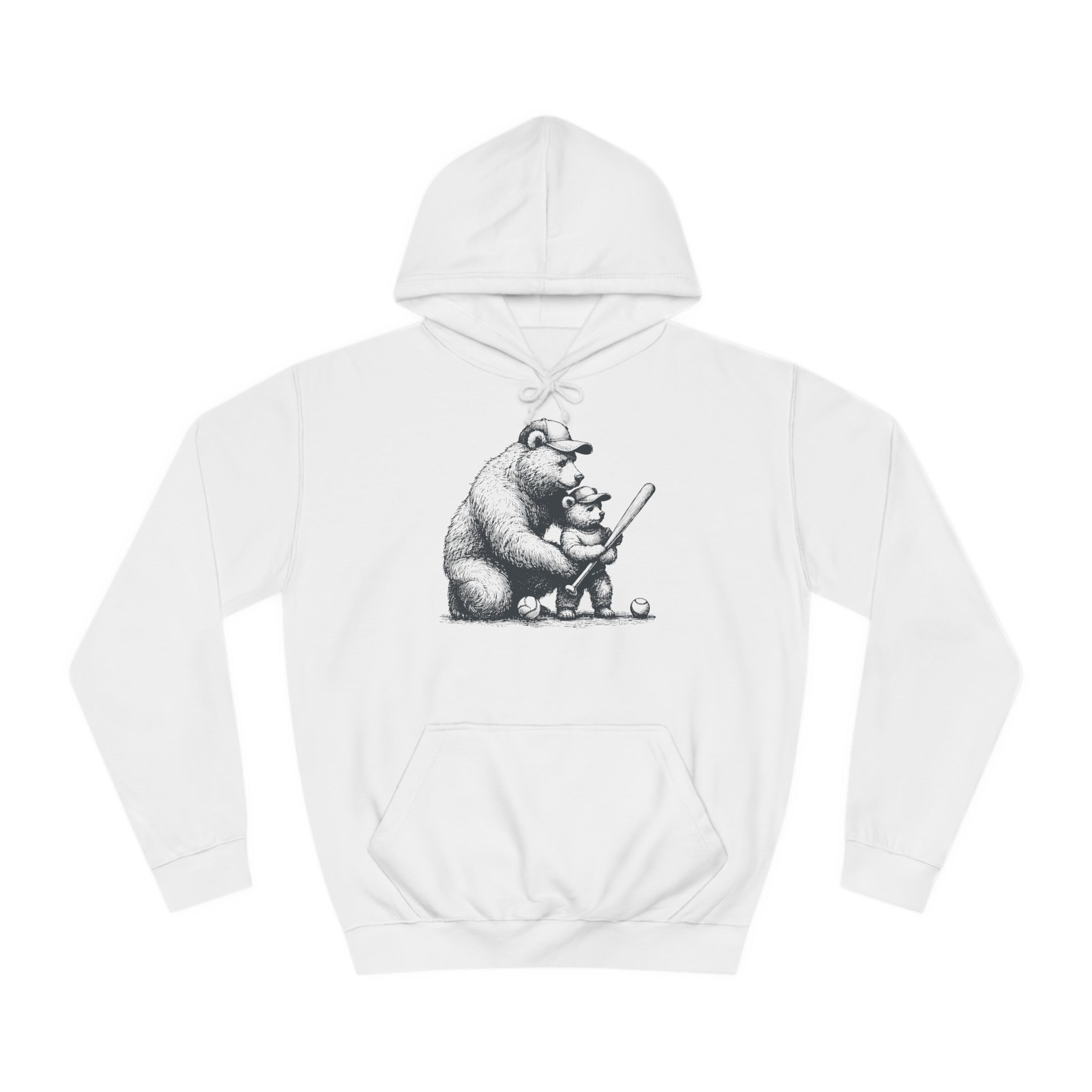 BEAR DAD AND SON Unisex College Hoodie