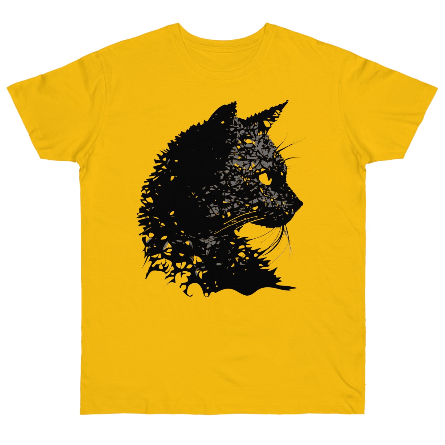 cat black Single Jersey T-shirt