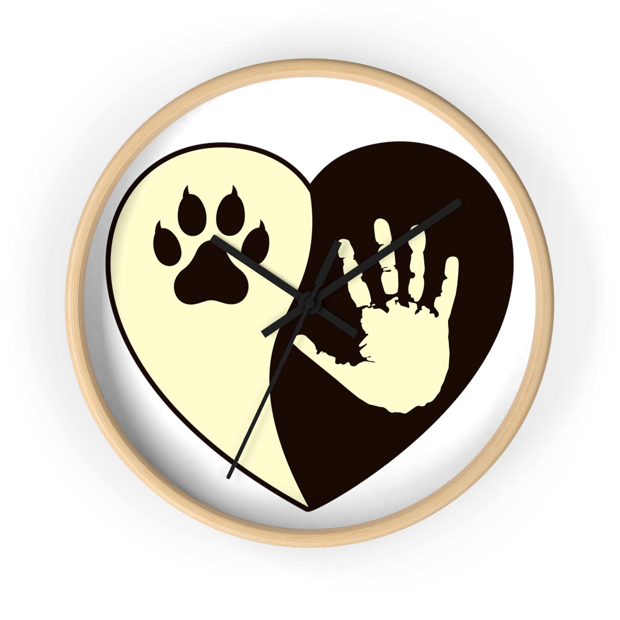 LOVE PAW Wall Clock