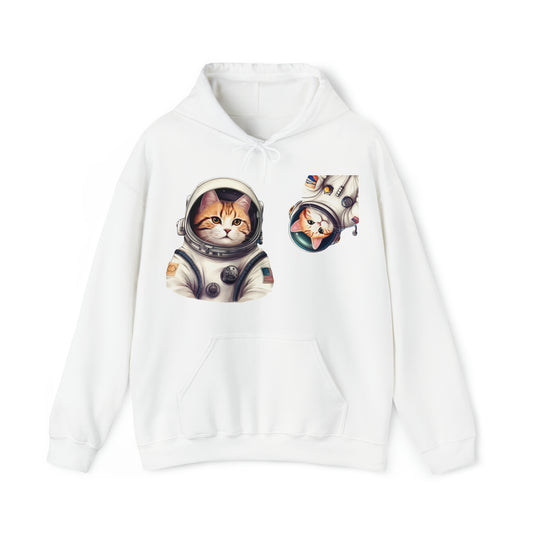 CAT ASTRONAUT Unisex Heavy Blend™ Hooded Sweatshirt