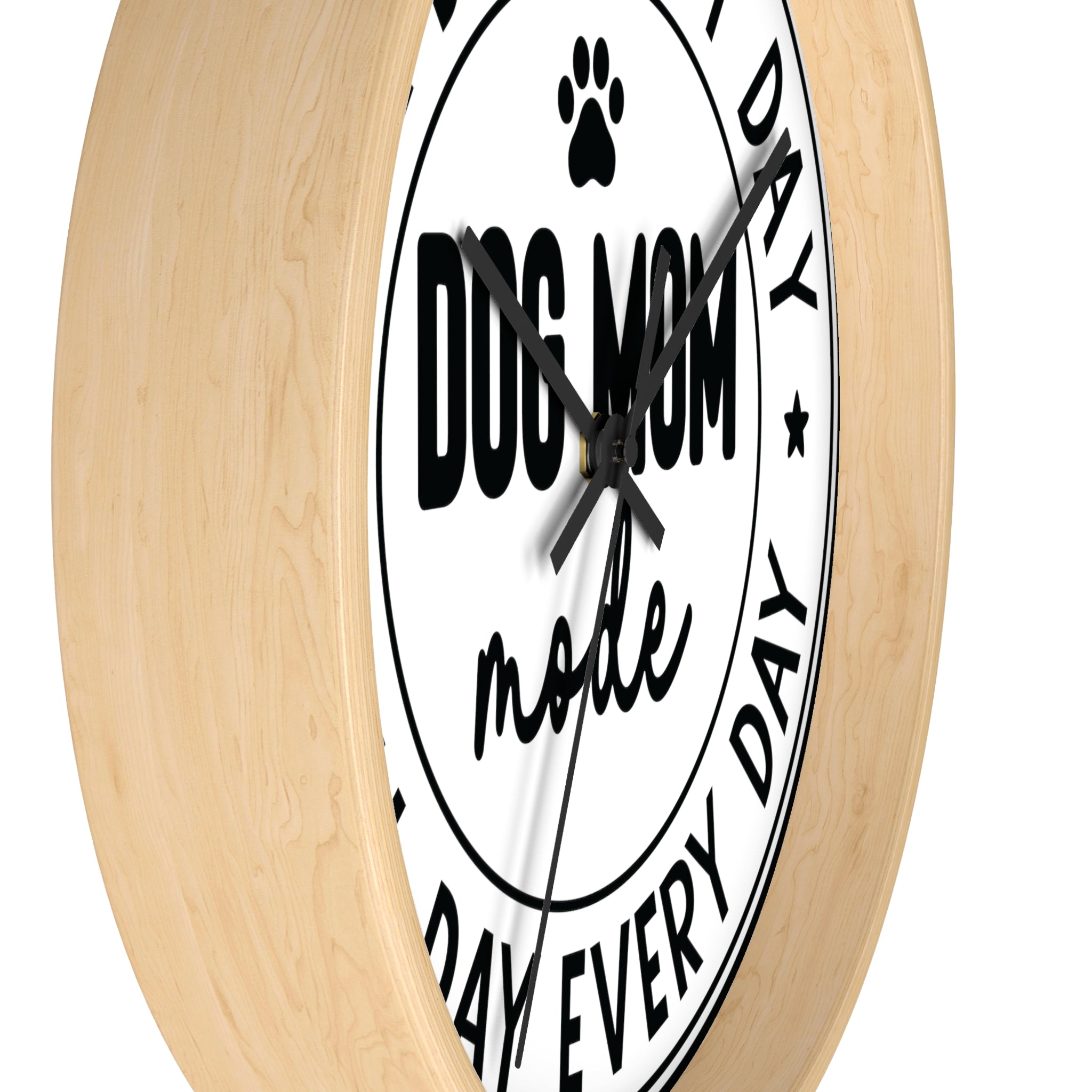 DOG MOM Wall Clock