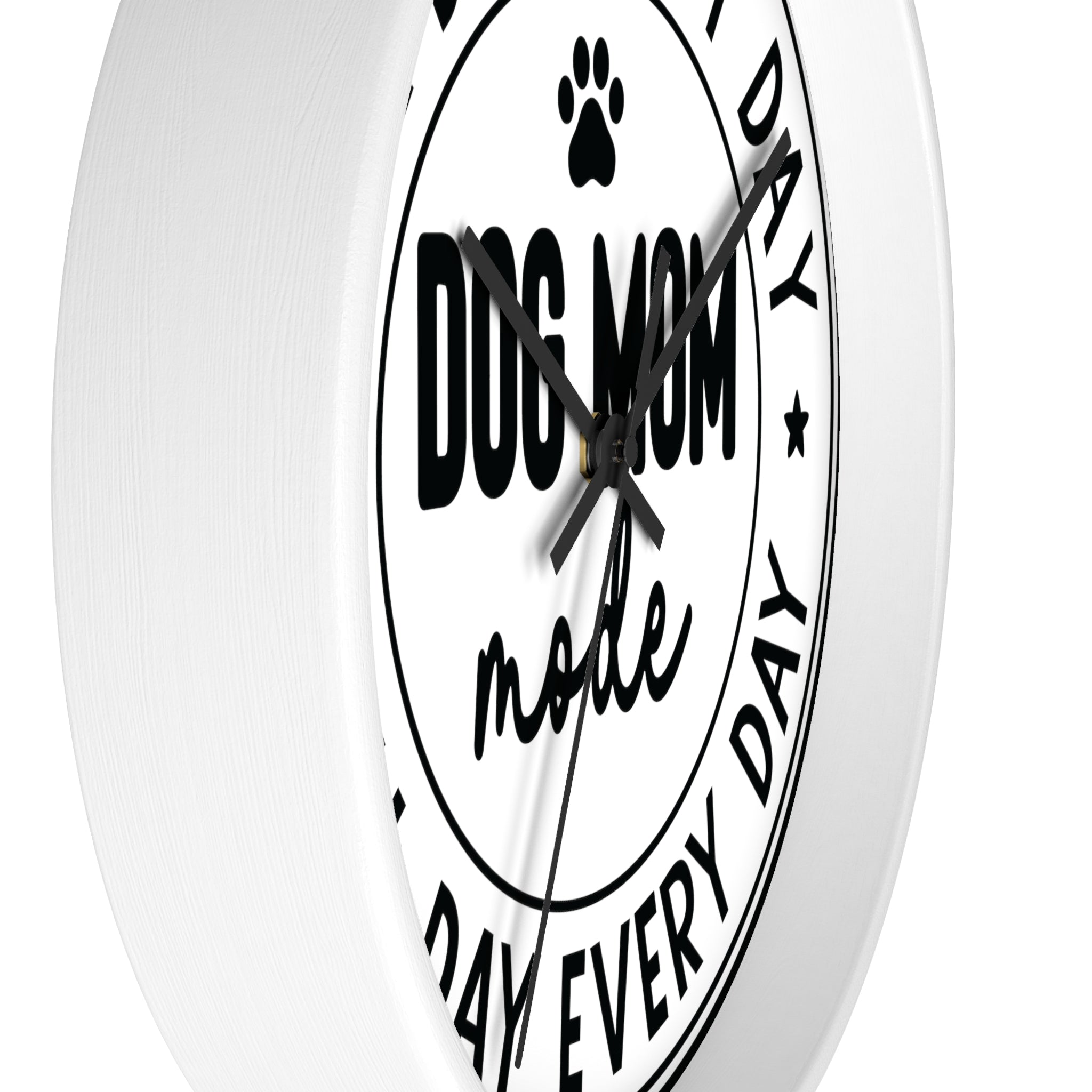 DOG MOM Wall Clock