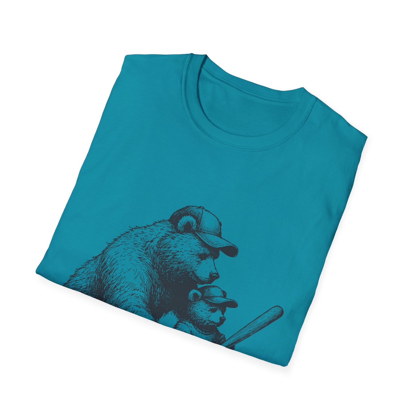DAD BEAR AND SON Softstyle T-Shirt