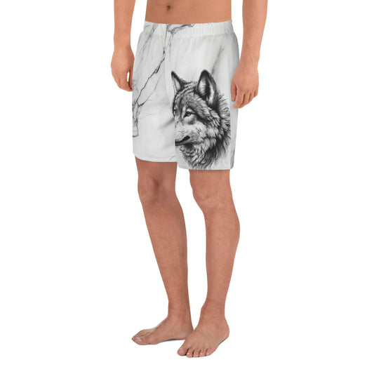wolf Men's Recycled Athletic Shorts