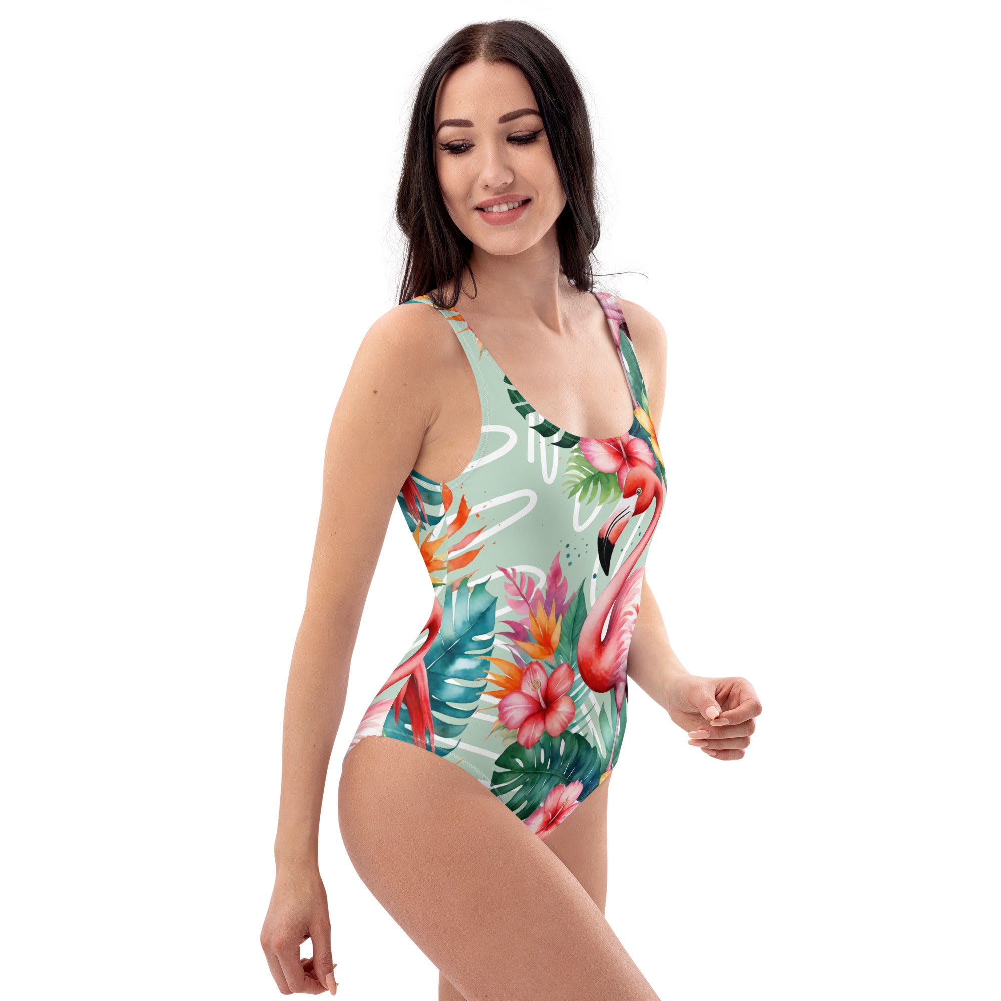 FLAMINGO One-Piece Swimsuit