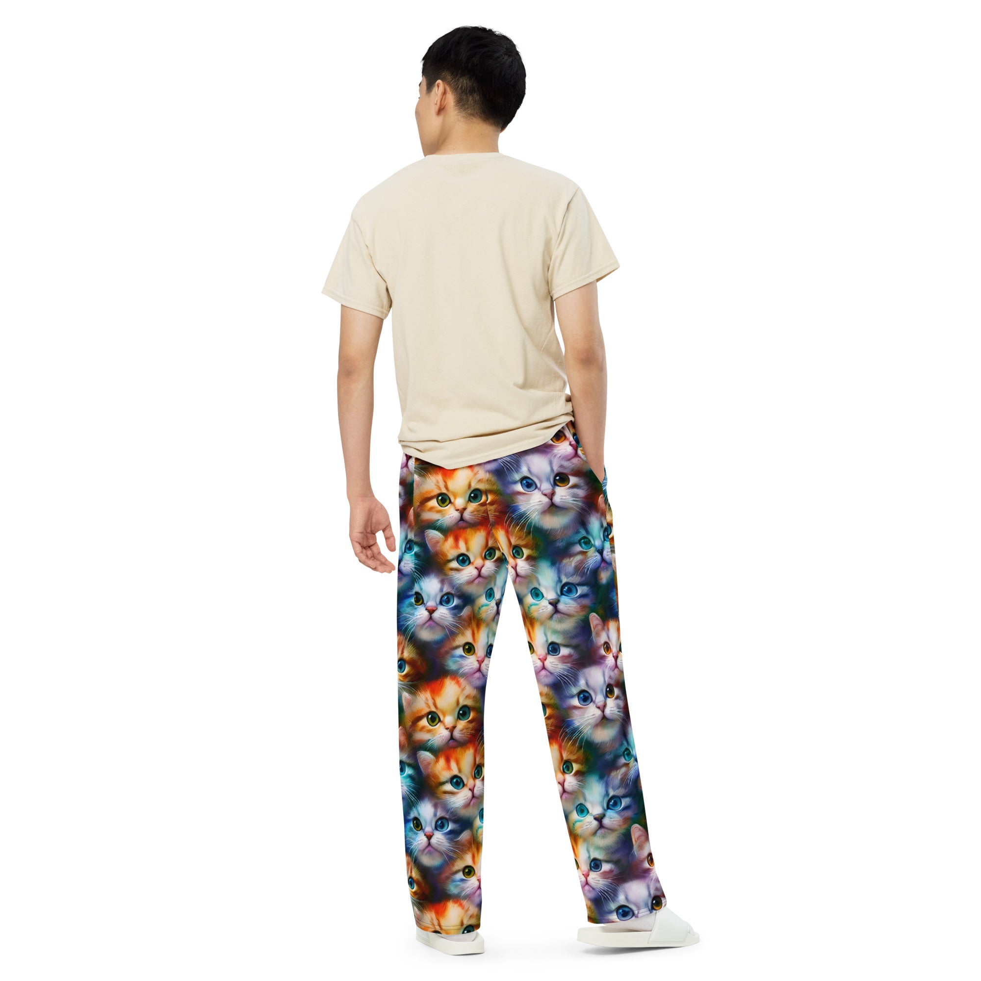 Cats unisex wide-leg pants