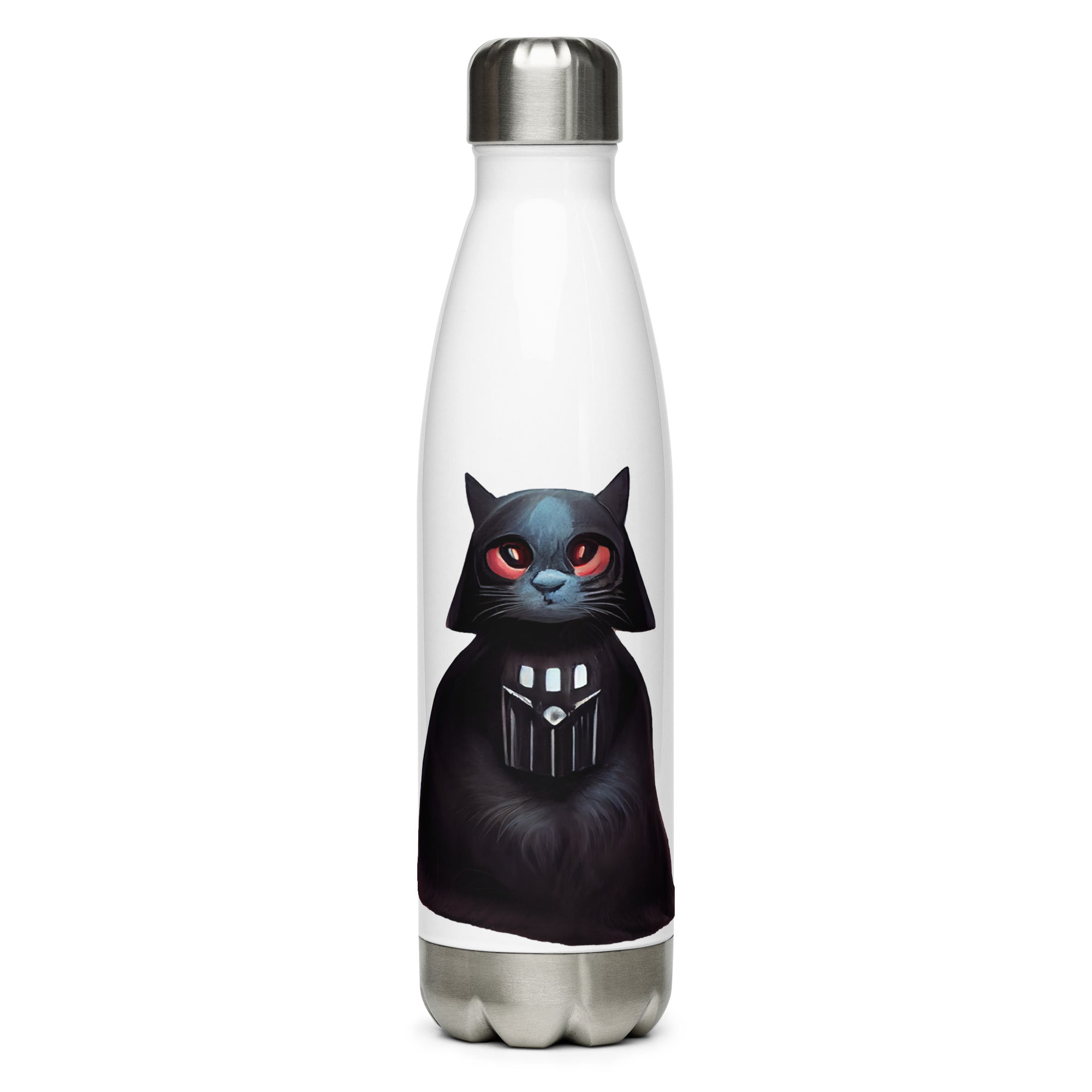 Cat Vader Stainless Steel Water Bottle