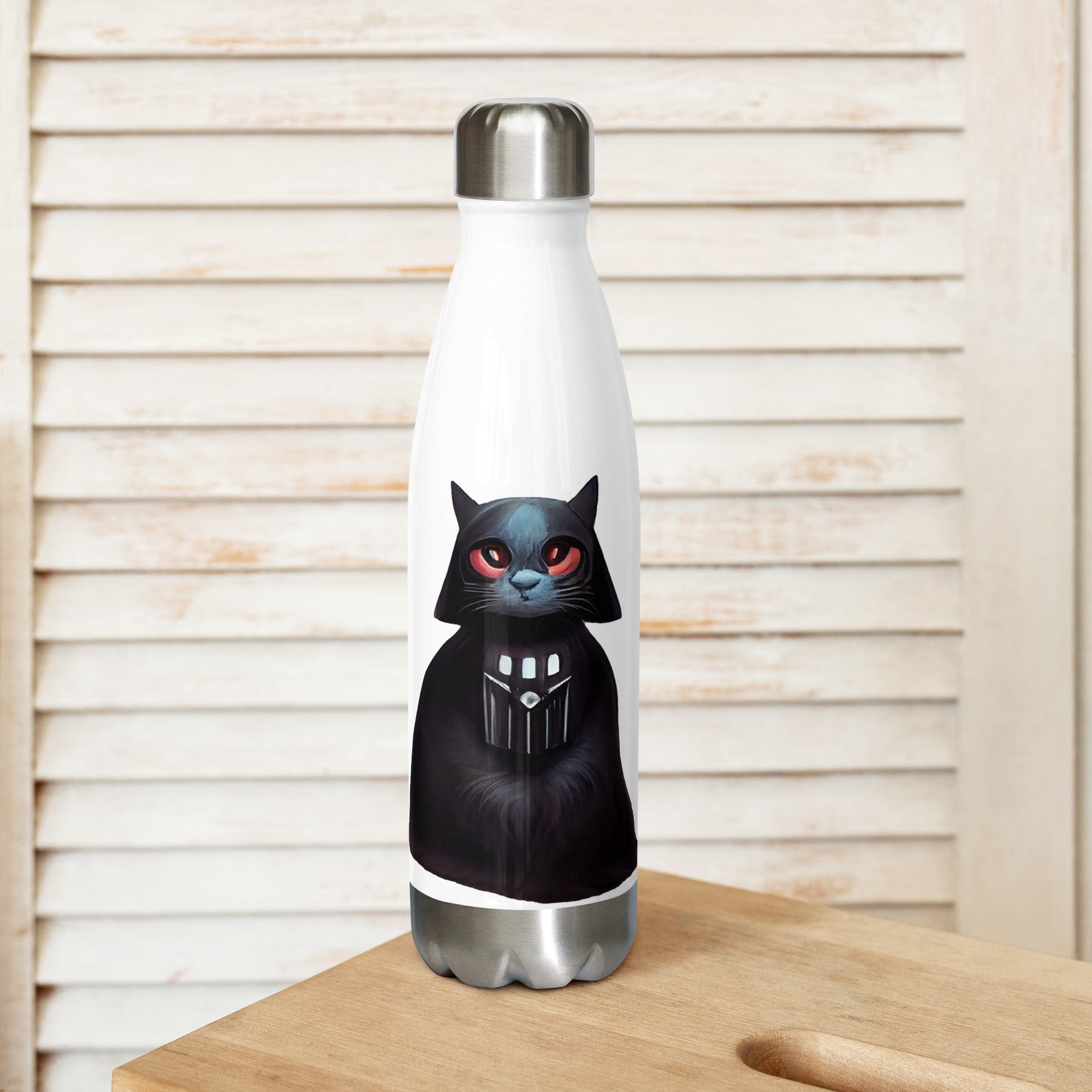 Cat Vader Stainless Steel Water Bottle