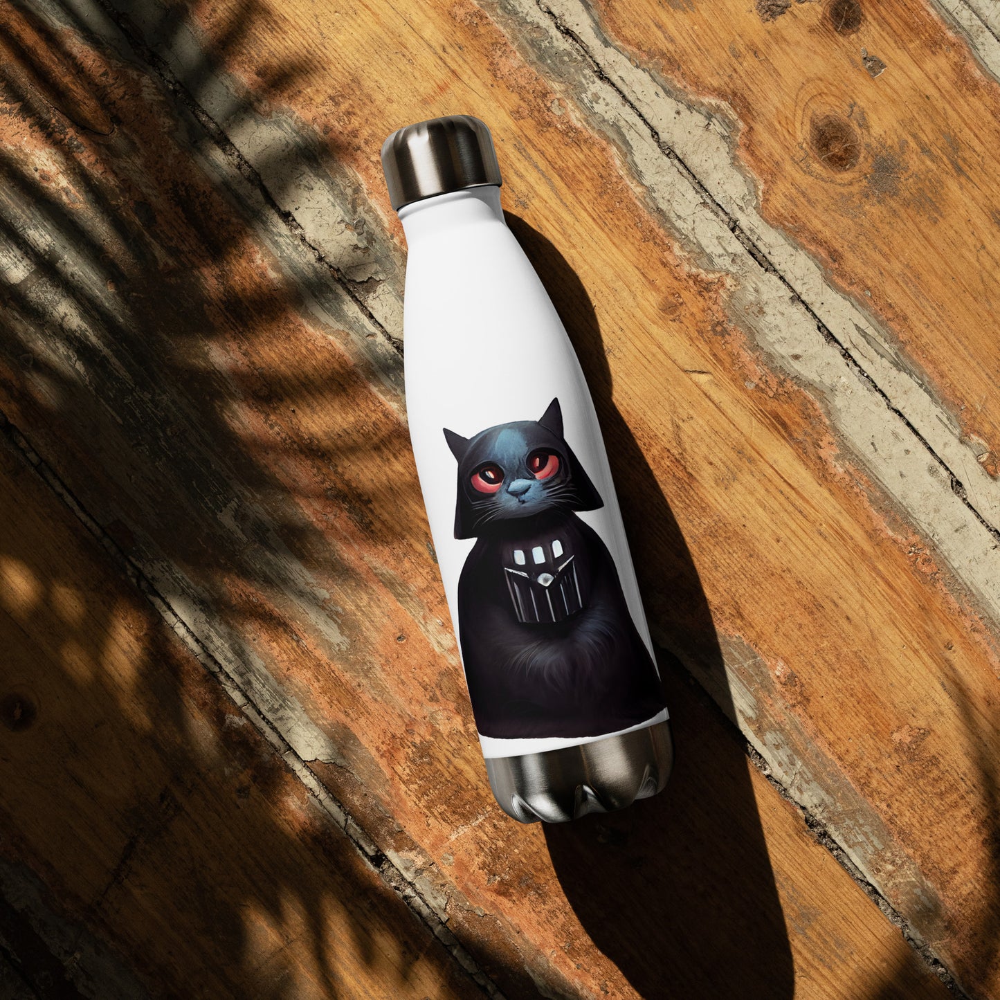Cat Vader Stainless Steel Water Bottle